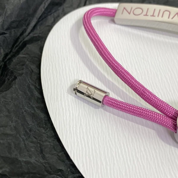 LV Space Bracelet styled on wrist highlighting its modern chain look