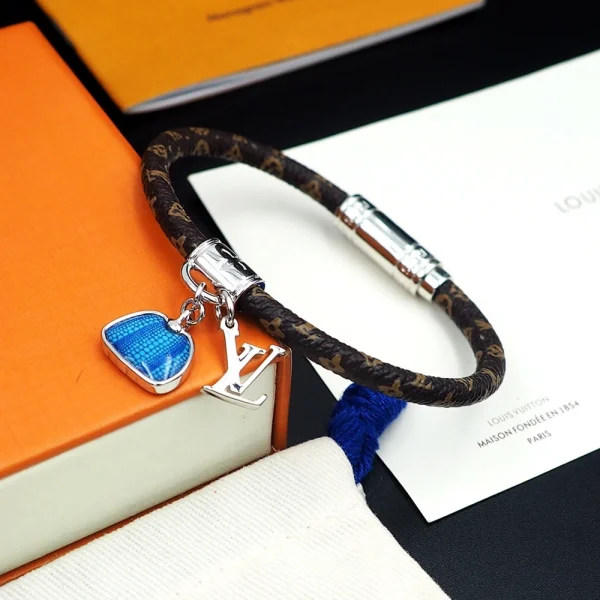 Louis Vuitton LV x YK Hang It Bracelet styled on wrist – unique luxury accessory from LV collaboration
