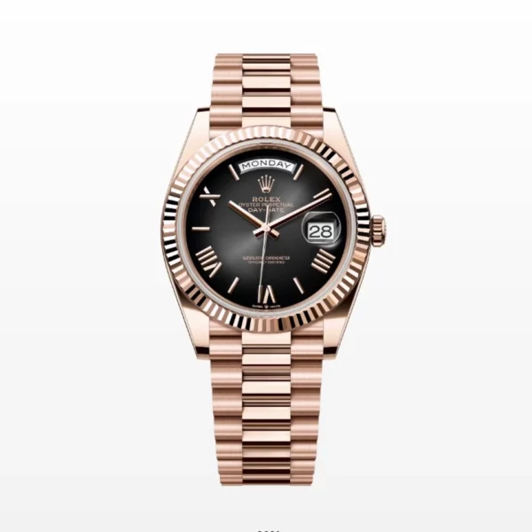 Rolex Day-Date 40 Slate Ombre men's watch with slate ombre dial and President bracelet