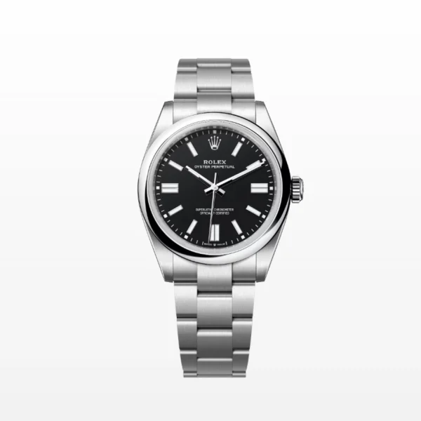 Rolex Oyster Perpetual 41 men's watch with black dial and Oyster bracelet