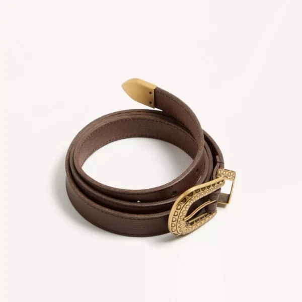 Stylish Valentino VLogo Signature Calfskin Belt 20mm offering timeless Italian design and premium craftsmanship
