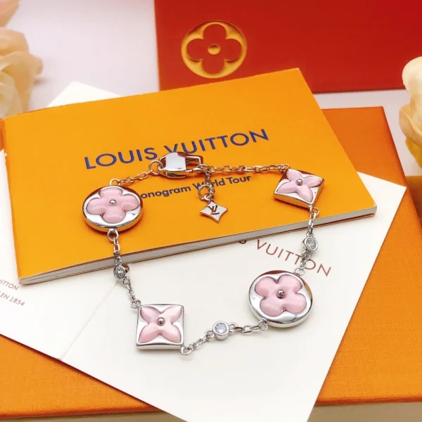 Louis Vuitton Color Blossom BB Bracelet with signature flower motif and delicate chain