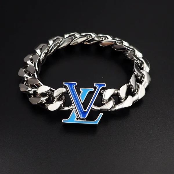Louis Vuitton LV Chain Bracelet in Silver – Luxury designer bracelet for men