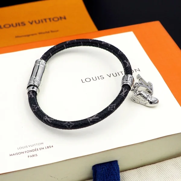 Louis Vuitton packaging presenting LV Icon Sneaker Bracelet with branded case