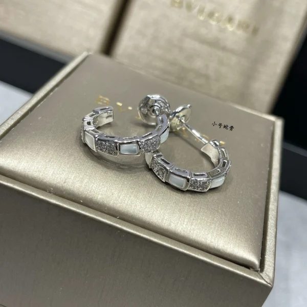 Bvlgari Diamond Stud Earrings