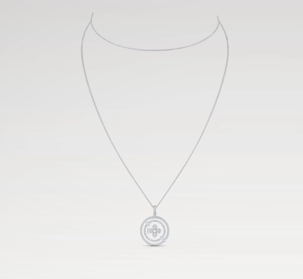 Louis Vuitton Idylle Blossom Medallion White Gold And Diamonds