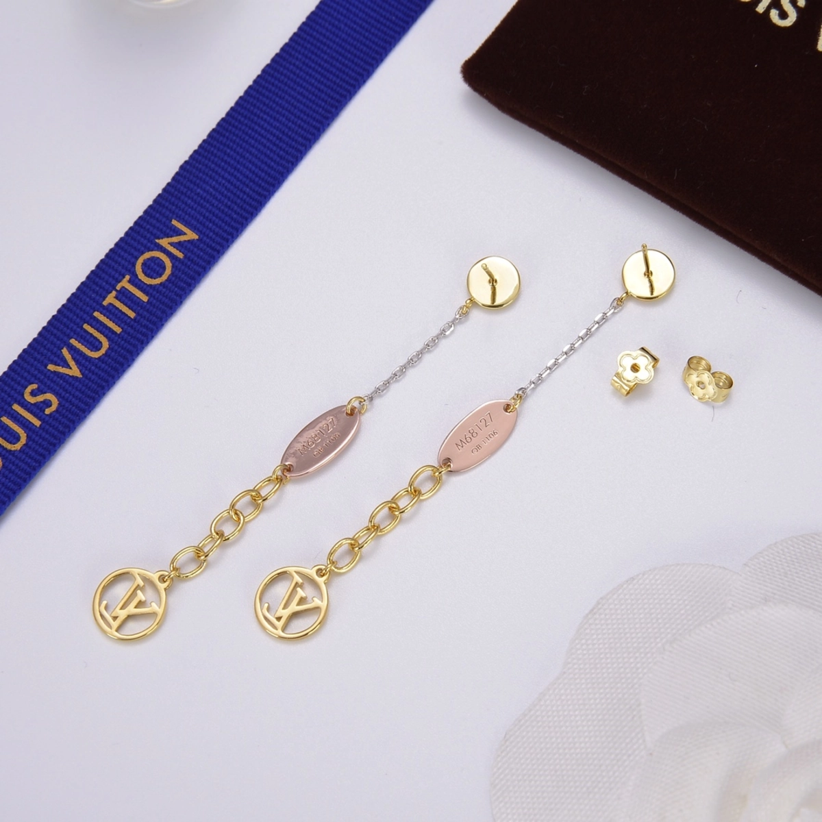 Louis Vuitton Logomania Earrings