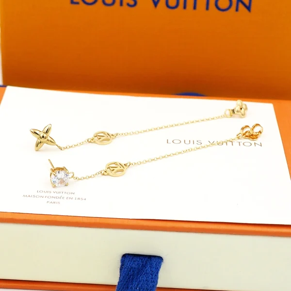 Louis Vuitton Petit Louis Earring In Gold