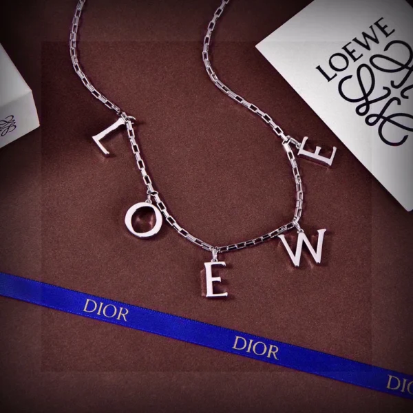 Loewe Toggle Charm Bracelet in Silver