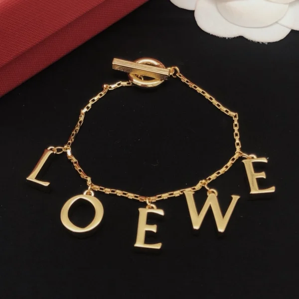 Loewe Toggle Charm Bracelet in Metallic