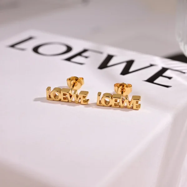 Loewe Graphic Single Earring in Sterling Silver