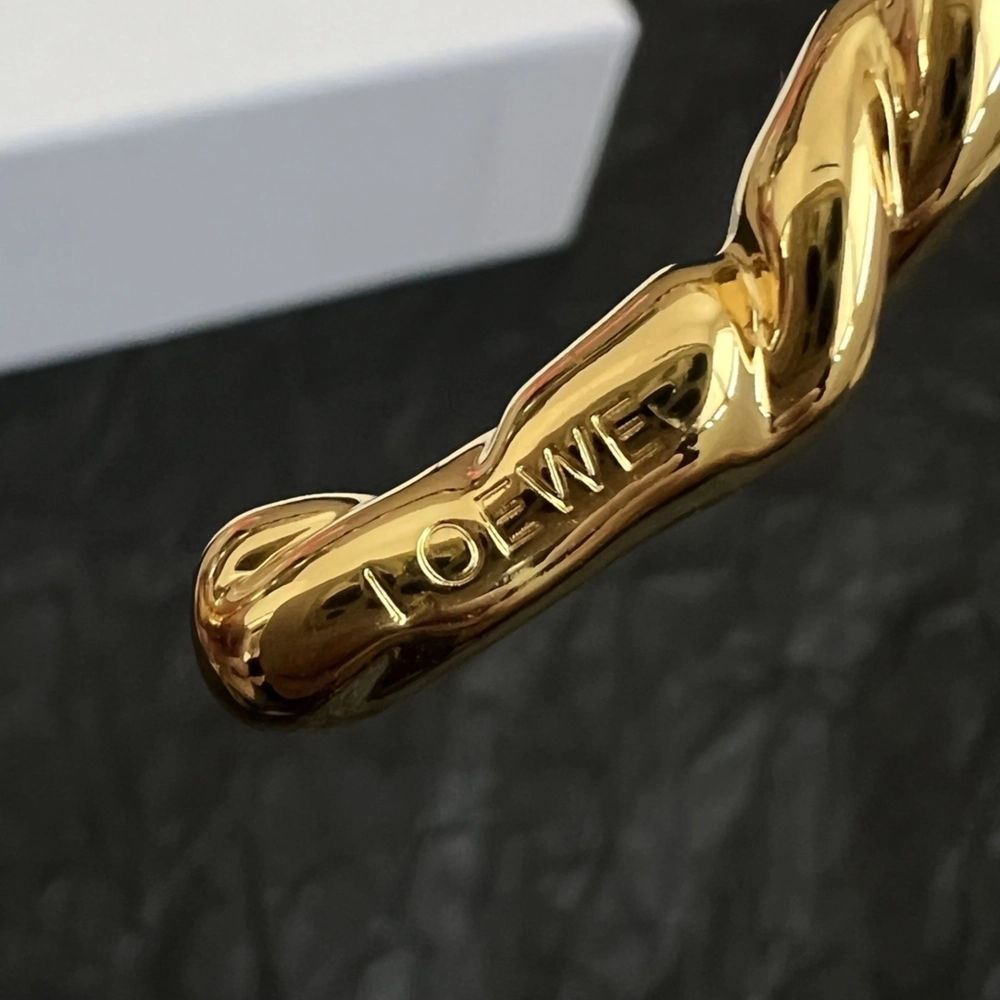 Loewe Twisted Sterling Silver Arm Cuff