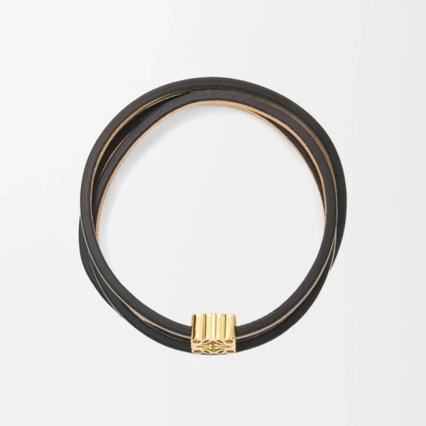 Loewe Twist Bangle In Calfskin