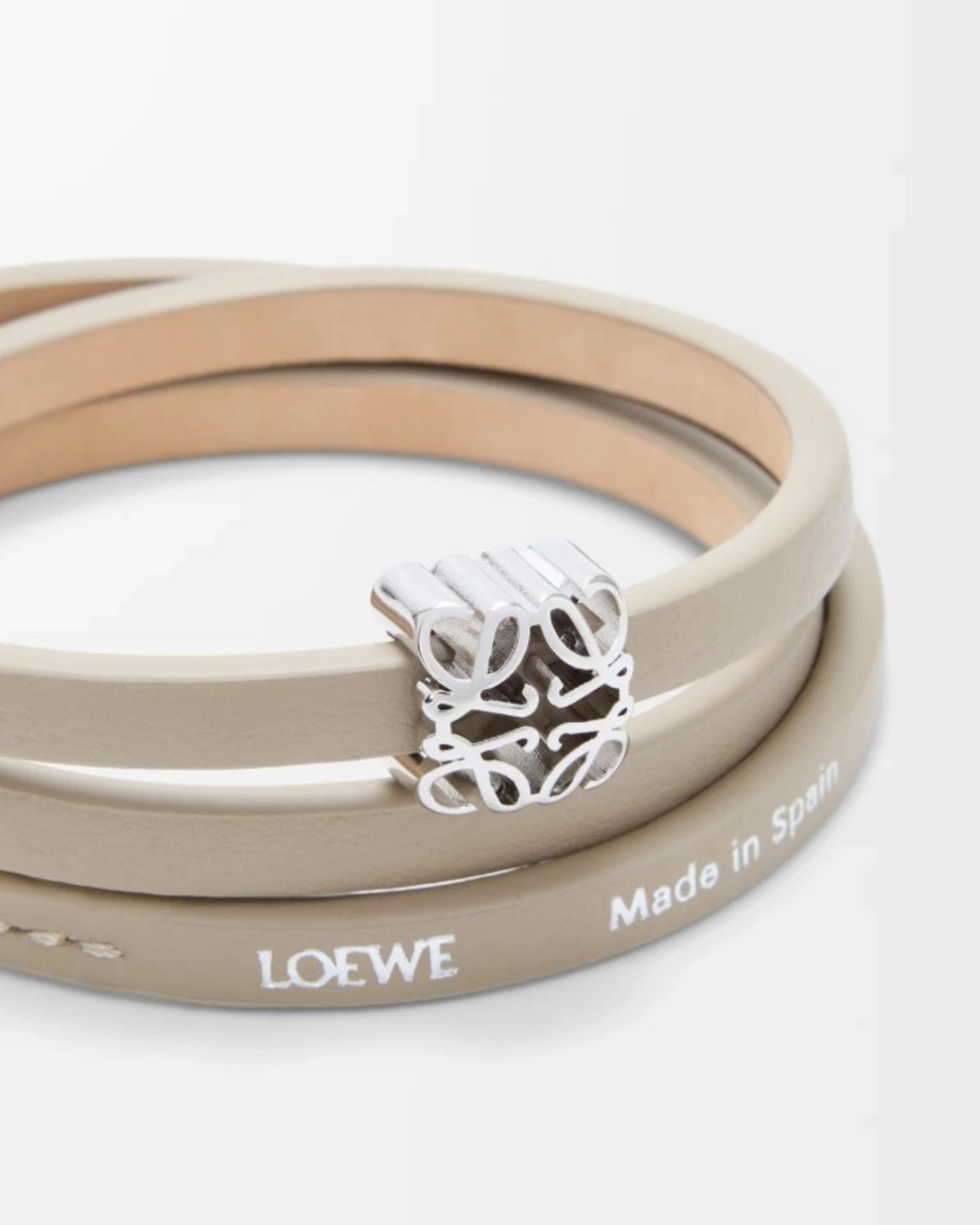 Loewe Anagram Bombé Twist Bracelet