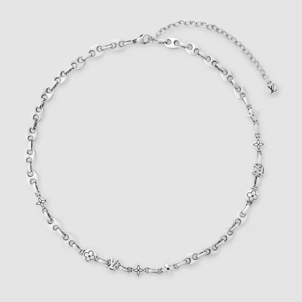 Louis Vuitton LV Sailor Necklace Silver