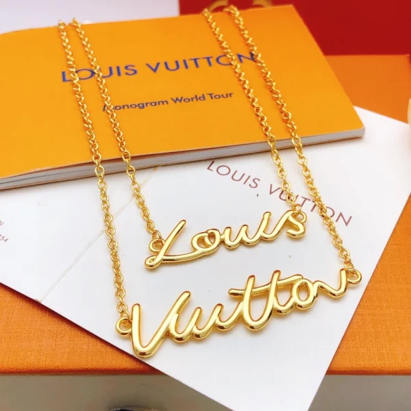 Louis Vuitton LV Script Necklace