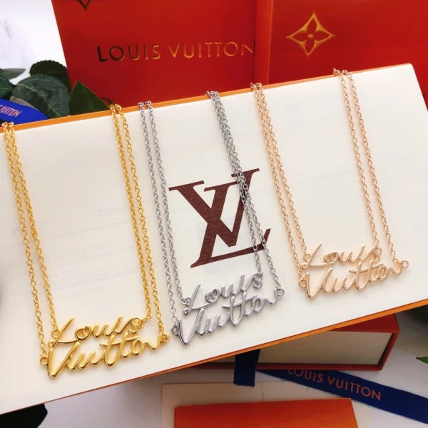 Louis Vuitton LV Script Necklace