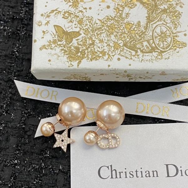 Dior Tribales Earrings Pink-Finish Metal