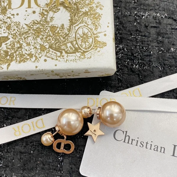 Dior Tribales Earrings Pink-Finish Metal