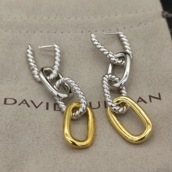 David Yurman Stud Gold Earrings