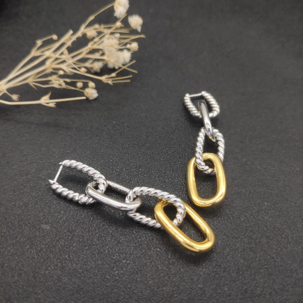 David Yurman Stud Gold Earrings