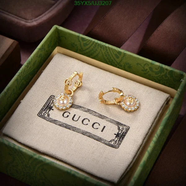 Gucci Double G Huggie Earrings