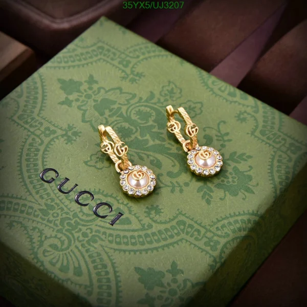 Gucci Double G Huggie Earrings