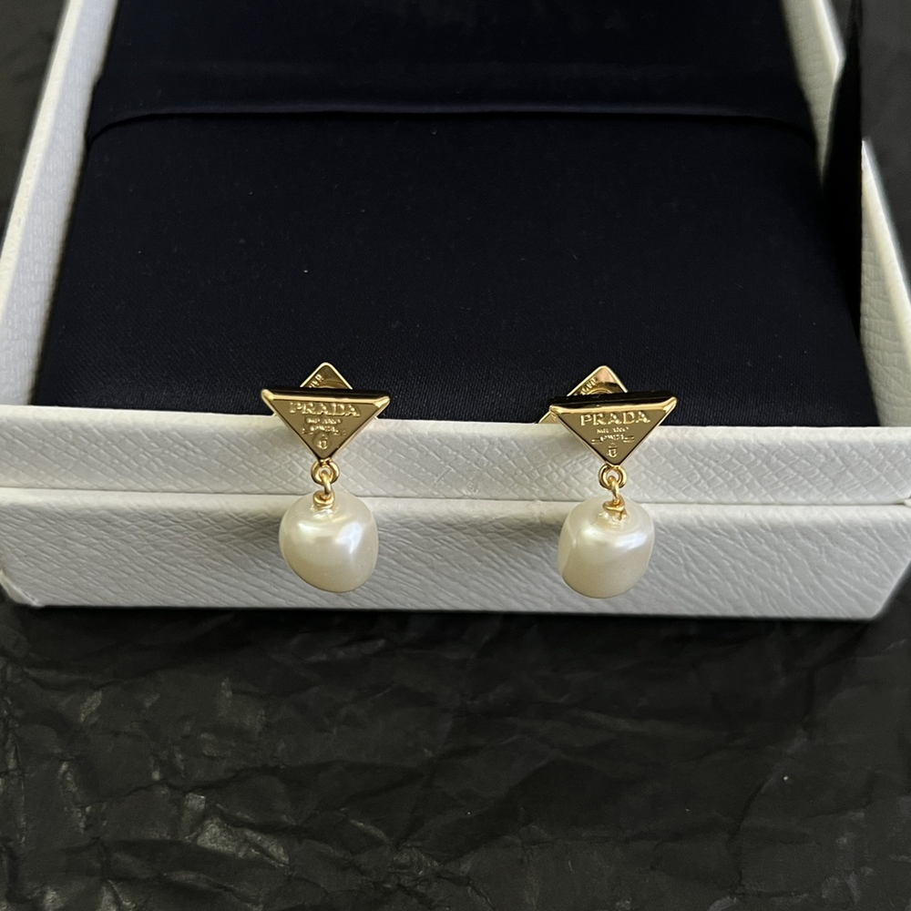 Prada Metal Earrings