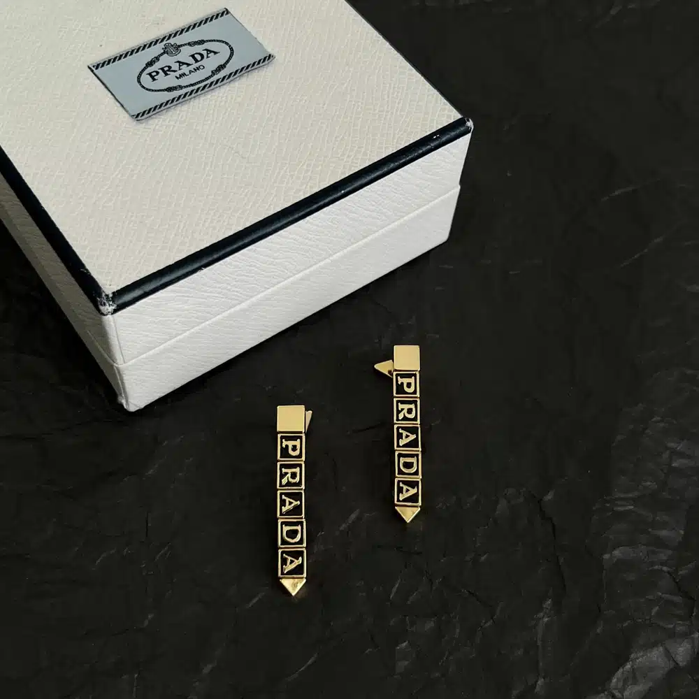 Prada Metal Earrings