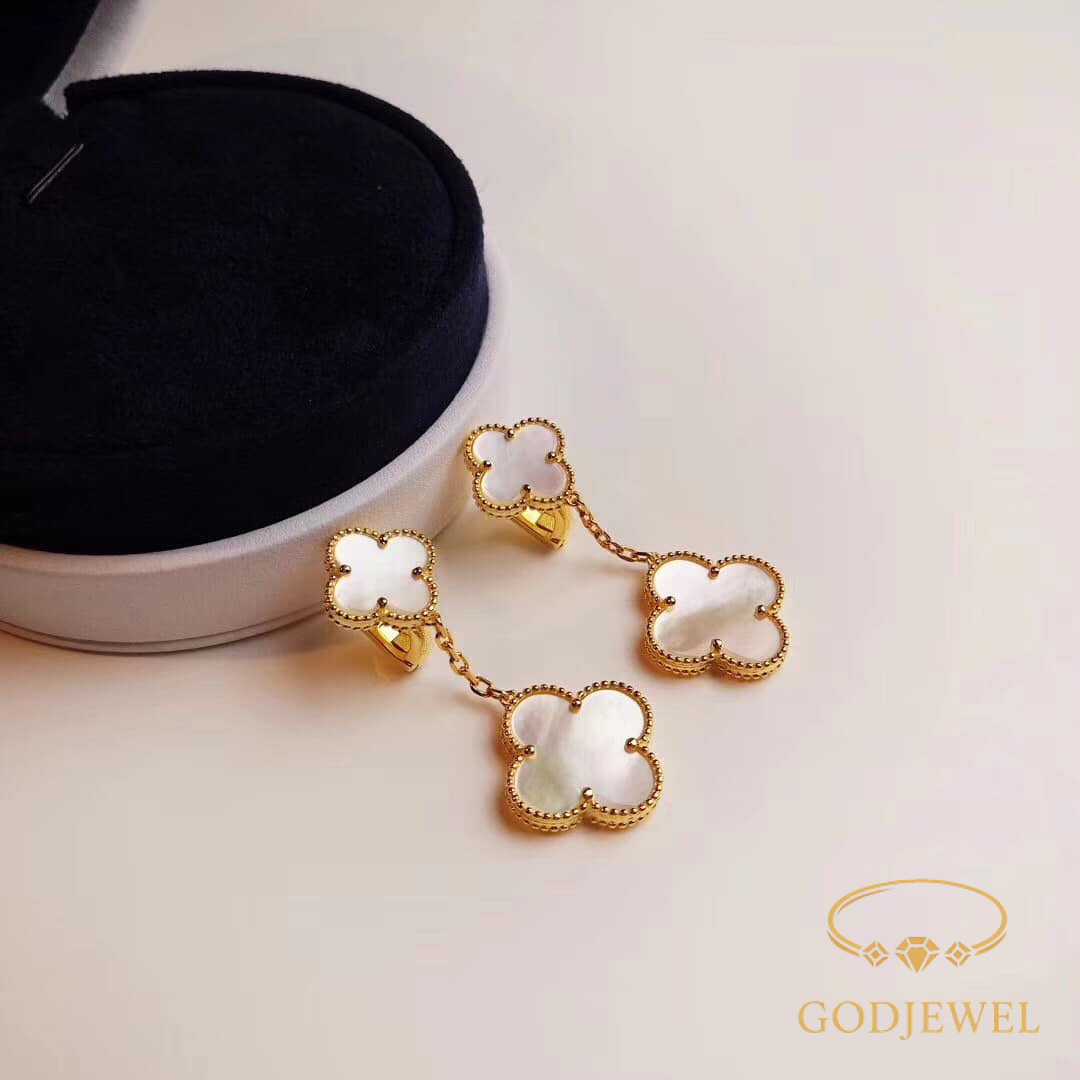 Van Cleef Inspired Clover Earrings